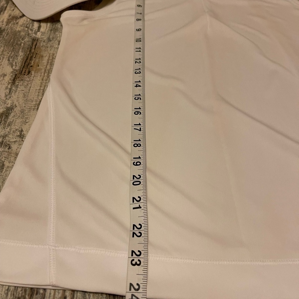 Slazenger Golf Shirt Sleeveless White Small Hat - Picture 4 of 4